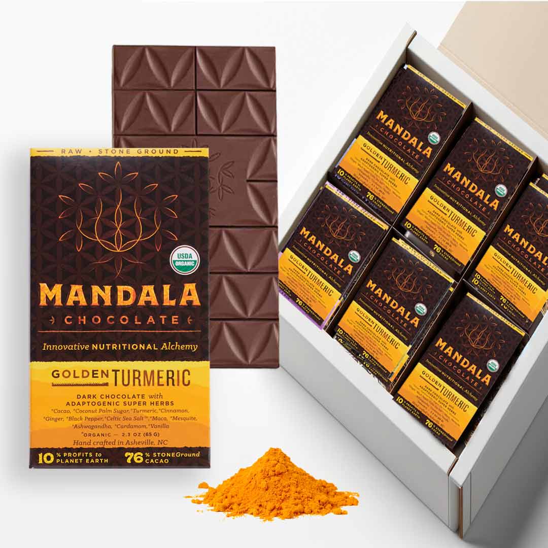 Golden Turmeric Cacao - Case of 6